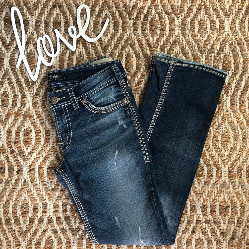 ❗️CLOSET CLOSING❗️Silver Suki Bootcut Jeans